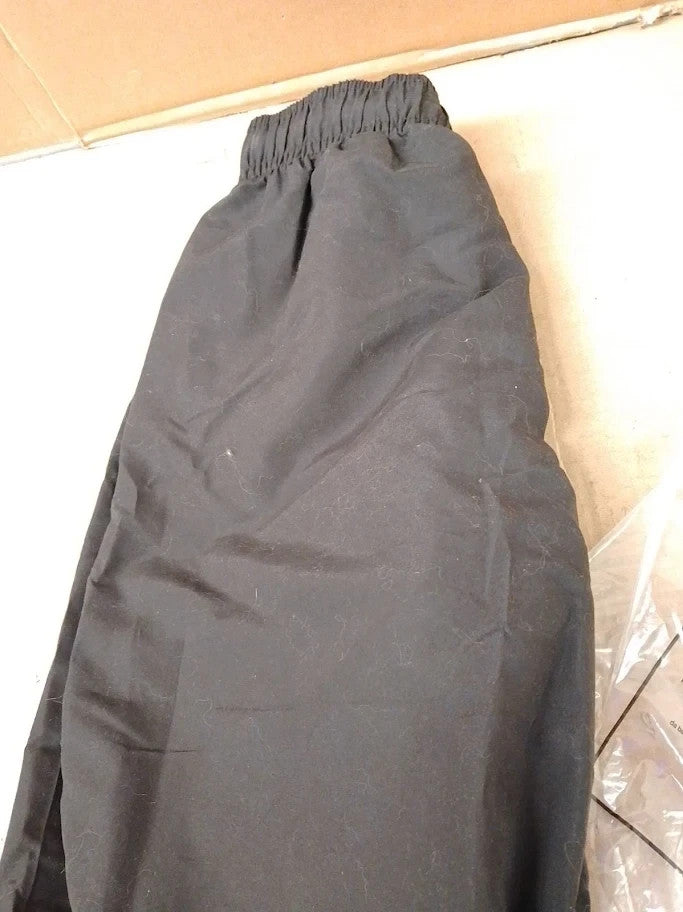 Slazenger Mens Woven Shorts Black Small Cotton Blend Low Rise Logo Pattern
