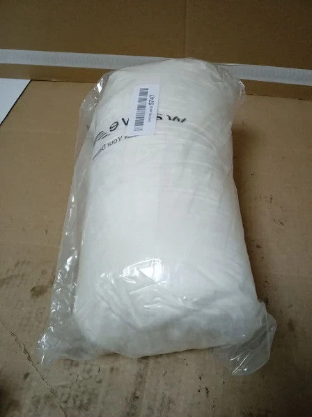 Wavve Fleece Blanket Sofa Throw White Cream 5x6.5ft Fluffy Soft Warm New