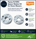 Flymo Genuine Replacement Spacer Washer Kit Fits SimpliGlide Hover Lawnmowers