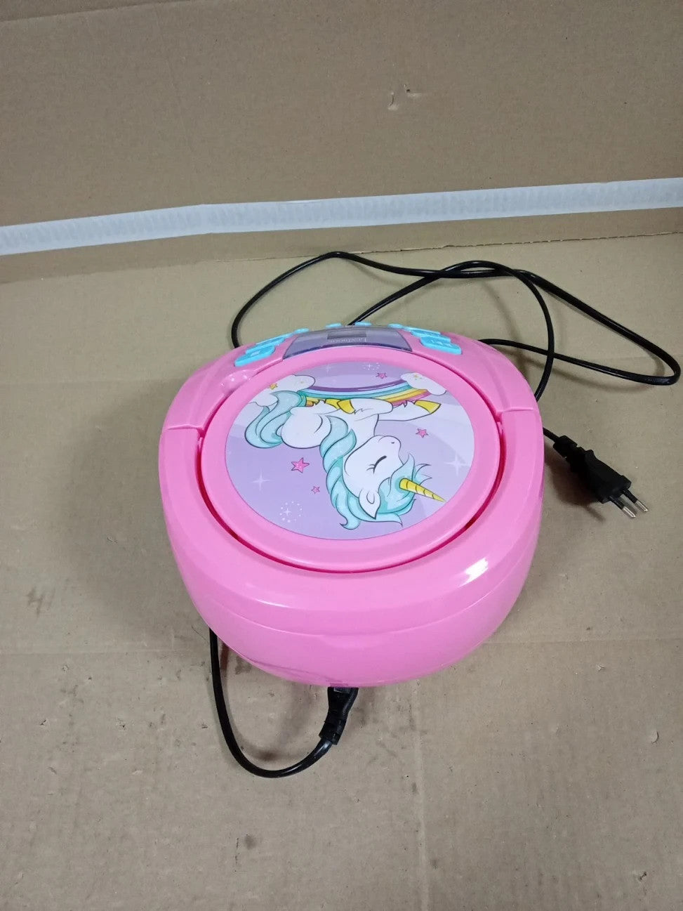 Lexibook Unicorn Bluetooth CD Player Kids Portable Multicoloured Light Effects