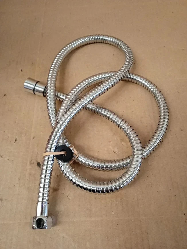 Universal Chrome Stainless Steel Shower Hose Flexible Anti Kink Replacement
