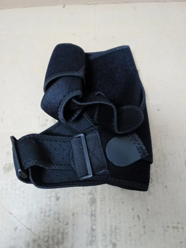 Runzi Shoulder Support Arm Brace Pressure Pad Unisex Adjustable Black New