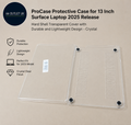 ProCase Protective Case 13in Surface Laptop 2025 Release Hard Shell Crystal