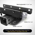 Nilight JK61A 2in Rear Bumper Tow Trailer Hitch Receiver 2007-2018 Jeep New