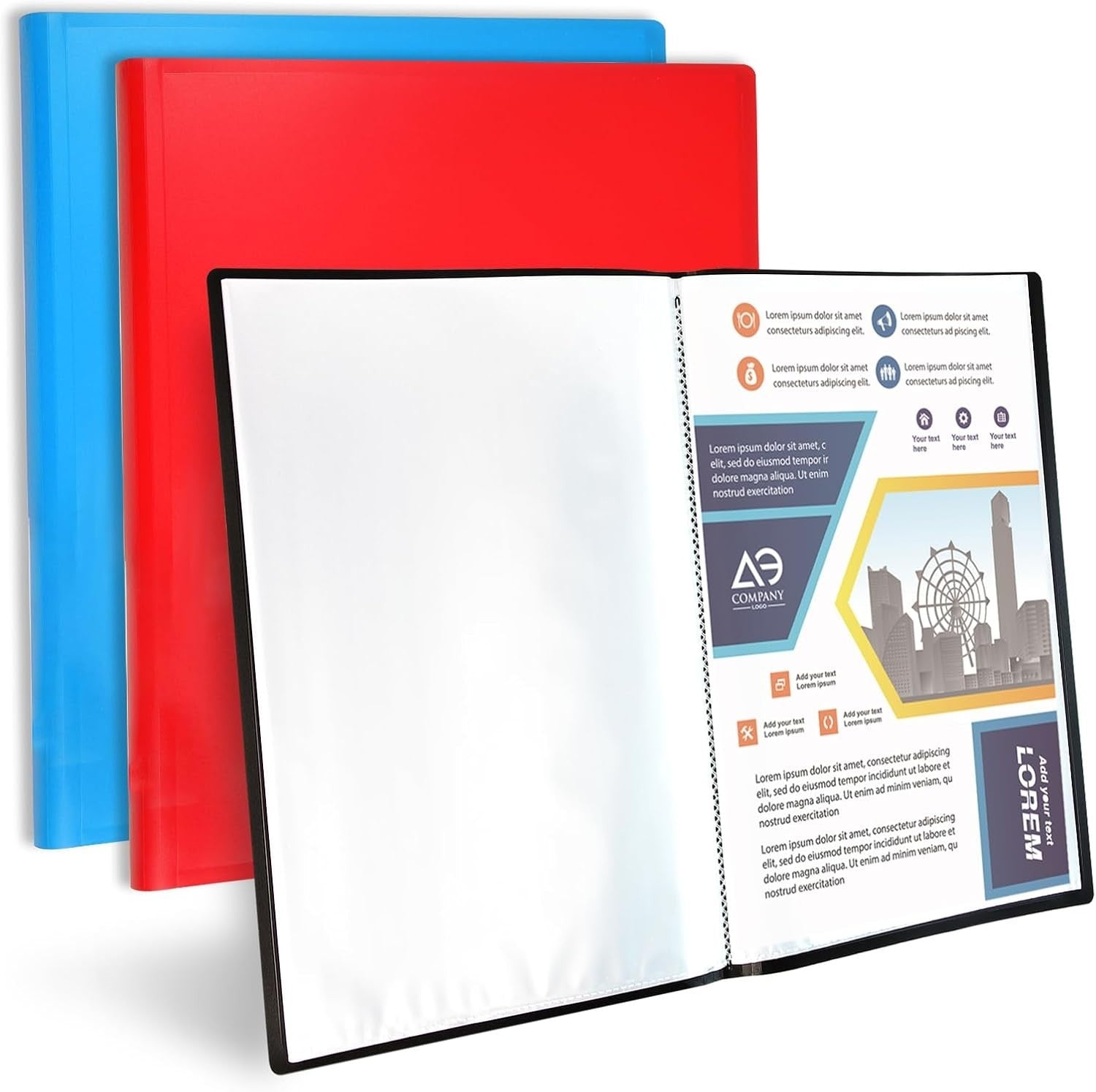 A4 Display Folder Pockets Display Book Presentation Portfolio Project New