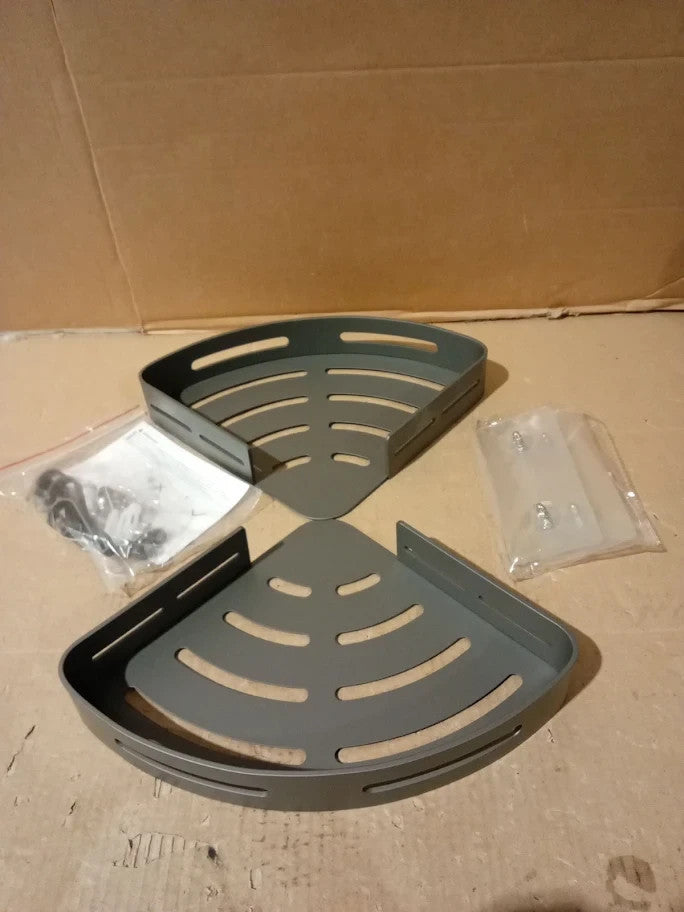 Geruike Shower Corner Shelves No Drilling Adhesive Bathroom Shelf 2 Pack New