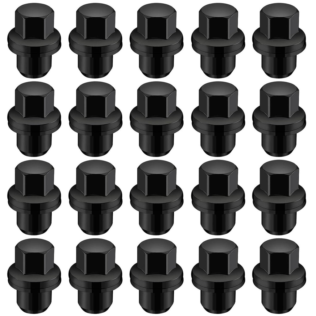 ESynic Wheel Nuts Set 20 Pieces RRD500510 Range Rover Sport 2005-2013 Black New