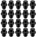 ESynic Wheel Nuts Set 20 Pieces RRD500510 Range Rover Sport 2005-2013 Black New