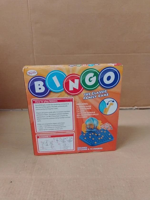Toyrific Complete Classic Bingo Game Traditional Family Game Educational 2+ New