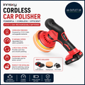 Innsky Cordless Car Polisher 2x21V 2.0Ah Rechargeable Batteries Car Buffer