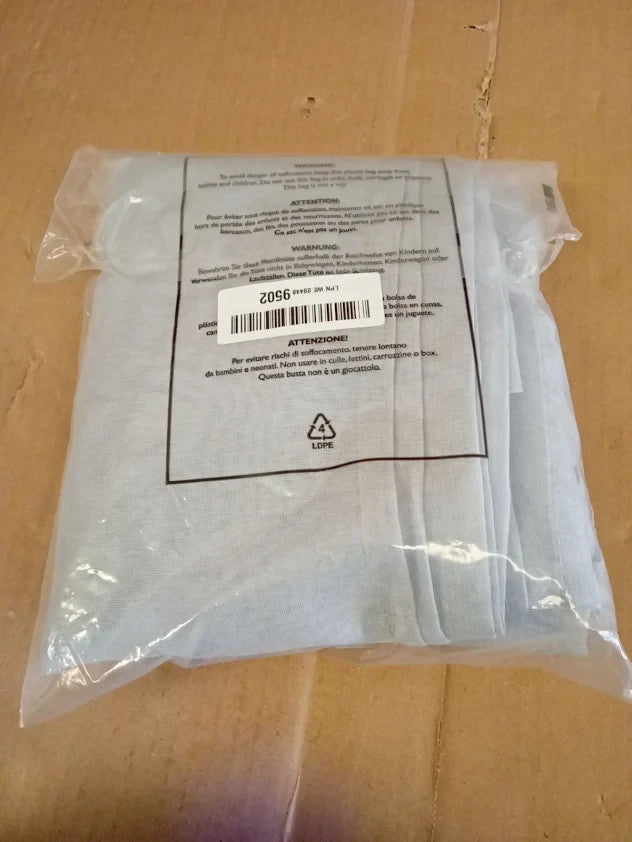 Mrtrees Grey Window Net Curtains 57Inch Drop Voile Sheer 144.8x139.7cm Grey New