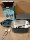 Andmenow 80W Faster Electric Lunch Box Home Office Truck Car Food Warmer