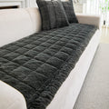 GKXLH Thick Sofa Cover Soft Faux Mink Velvet Plush Universal 70x150cm New