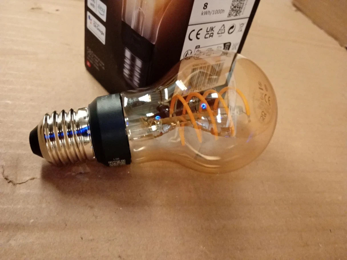 Philips Hue White Filament A60 Smart Light Bulb E27 Edison Screw 7W Vintage New