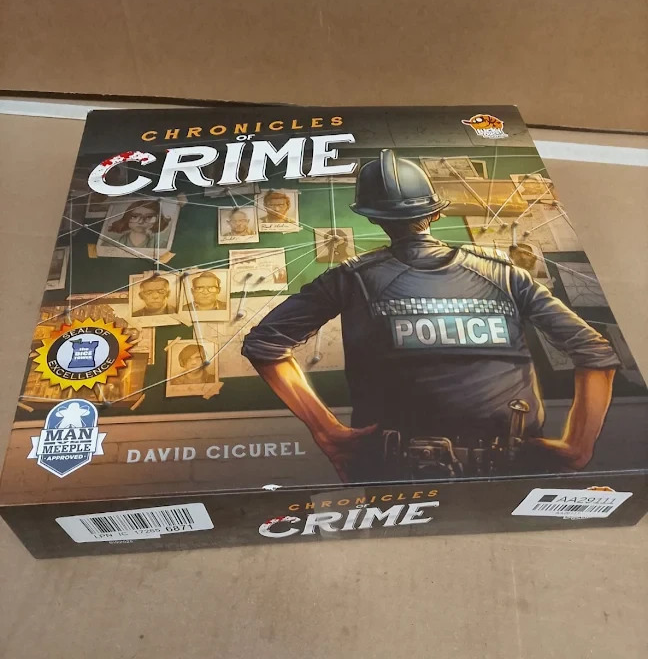 Lucky Duck Games Chronicles  Crime Board Play Mystery Detective Design Ages 14+