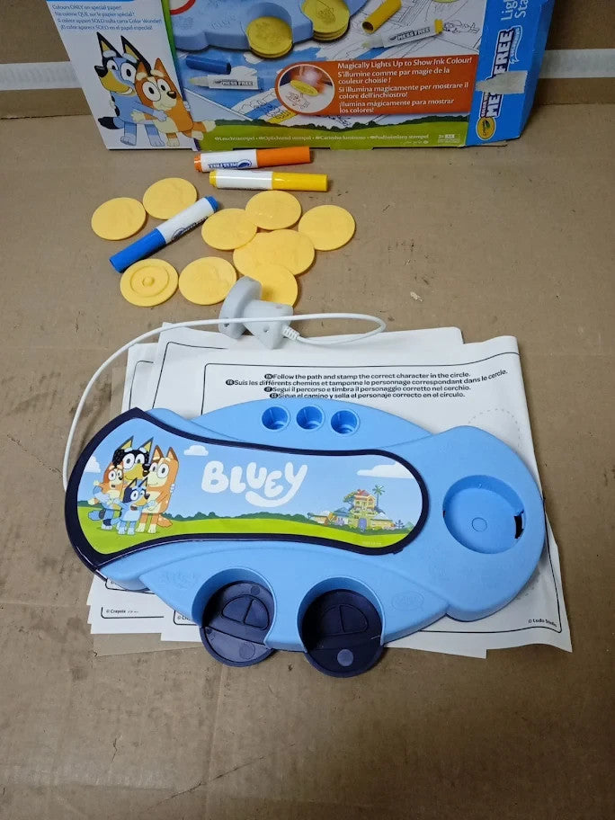 Crayola Bluey Color Wonder Magic Light Up StamperBluey Stamps3+ New