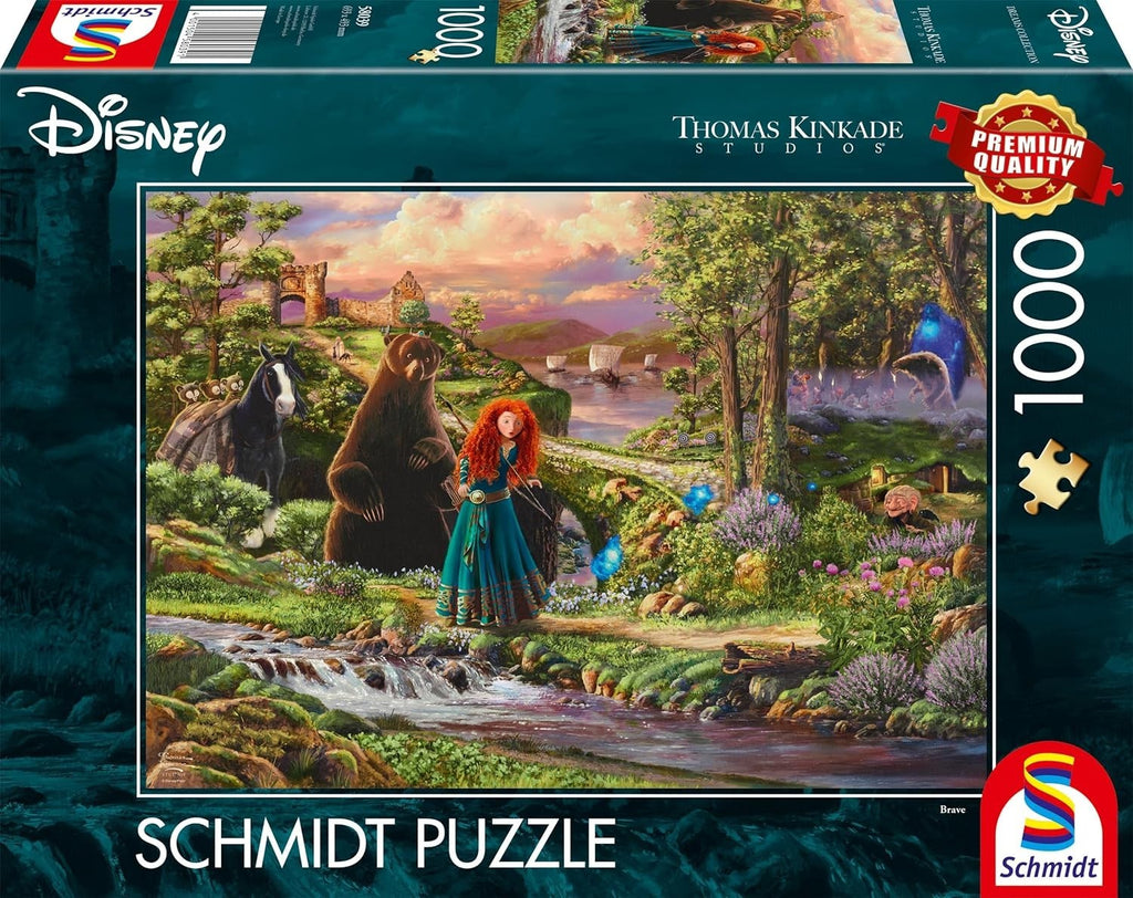 Schmidt Thomas Kinkade Disney Brave 1000pcs Jigsaw Puzzle Durable CB 14+ New