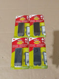 Command Large Picture Hanging Strips 4 Packs Black Damage Free Holds 7.2kg New