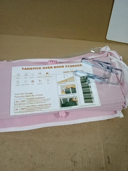 Tahavice Baby Over Door Storage 5 Pockets Hanging Storage 6.5x15x55in New