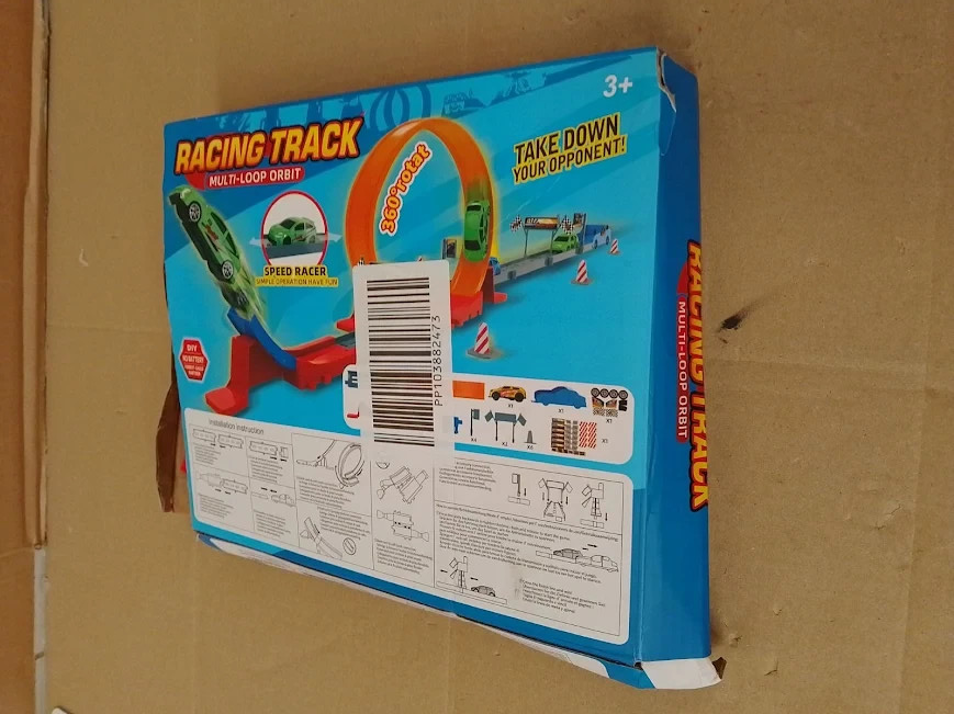 Racing Track Multi-Loop Orbit 360° Loop Car Track Play Set Kids Toy Age 3+