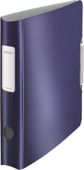 Leitz A4 Lever Arch File Titan Blue 65mm Elastic Fastening 11090069 Light New