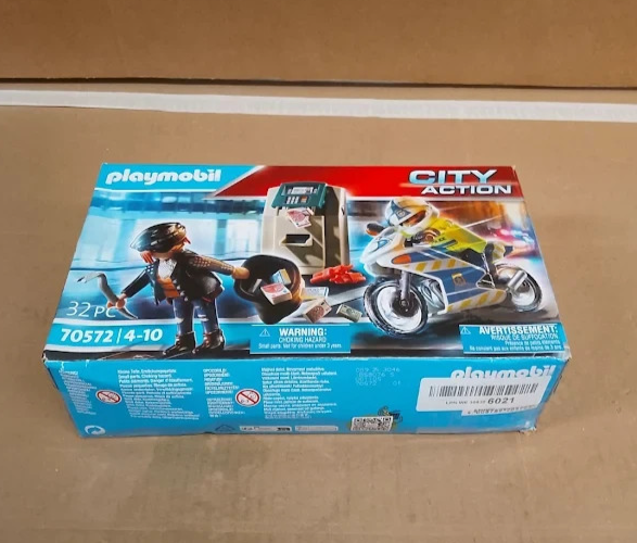 Playmobil 70572 City Action Police Bank Robber Chase Playset Role Play Toy Ages
