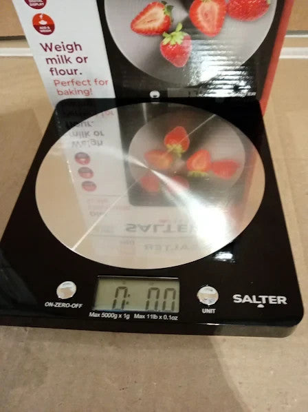 Salter 1036 Digital Kitchen Cooking Baking Scales Food Weight Maximum Of 5kg