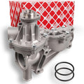 Febi Bilstein 01287 Water Pump With Seal Rings 1 Pack Vehicle Specific Fit New