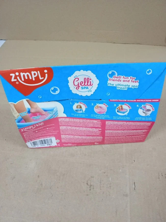 Zimpli Gelli Spa Use Pack Pedicure Set Massaging Marbles Mint Essential 5+ New