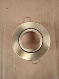 Knightsbridge FireNova IP20 Tilt GU10 Rated Open Back Downlight Antique Brass
