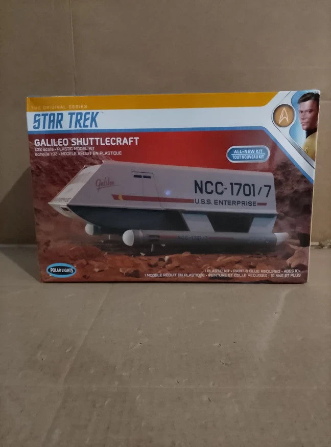 Polar Lights 1:32 Star Trek TOS Galileo Shuttle Model Kit Detailed Accurate New