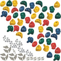 Garden Games 50Pck Rock Climbing Holds Stones High Grip Polyresin Galvanised New