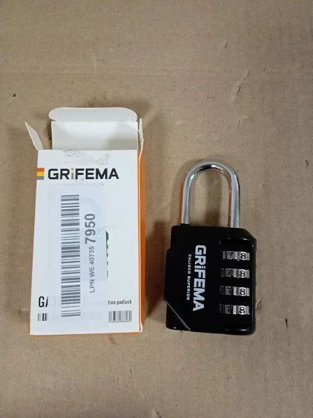 Grifema Combination Padlocks 4 Digit Code Locker Padlock Outdoor Heavy Duty New