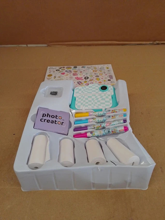 Kids Instant Print Camera Photo Video Creator Thermal Printing Camera 8+ New