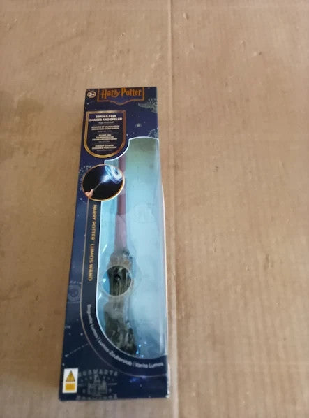 Wow Stuff Harry Potter Lumos Wand 7in Light Up Wizarding World Gifts 3+ New