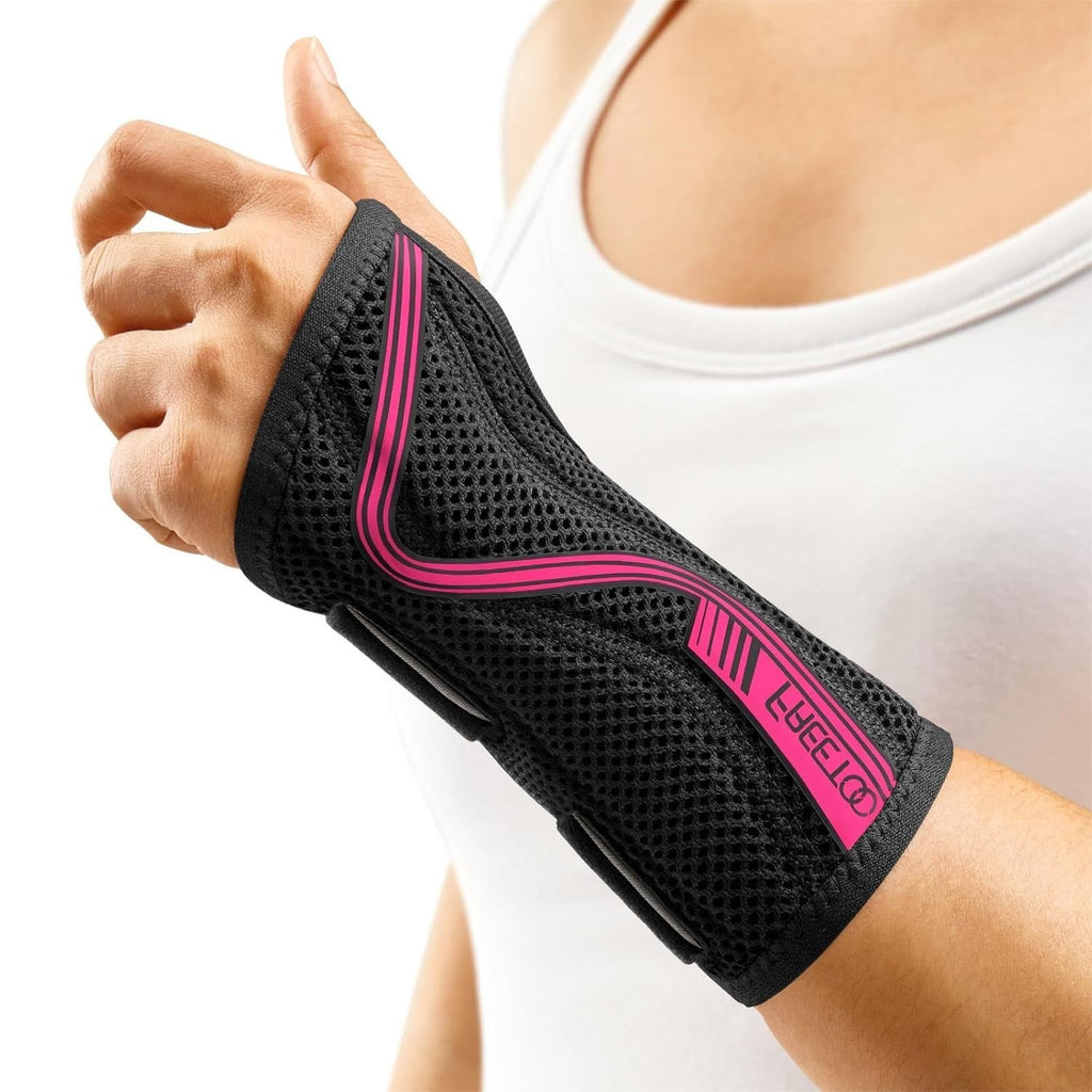 Freetoo Wrist Support S Shaped Arthritis Adjustable Day Night Right Medium New