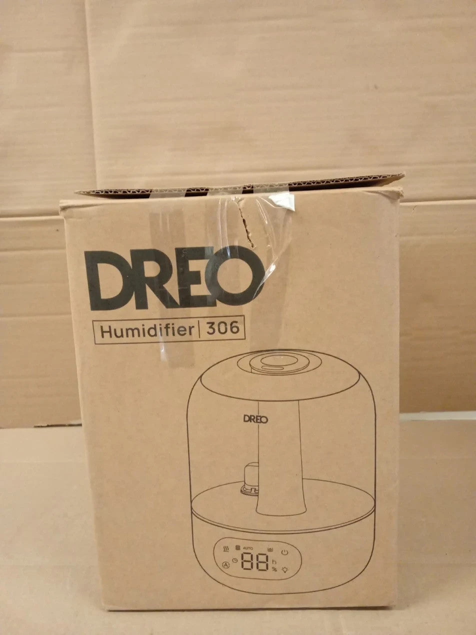 Dreo Humidifier Bedroom Sensor 26dB Quiet Cool Mist Ultrasonic 360° 3L Black