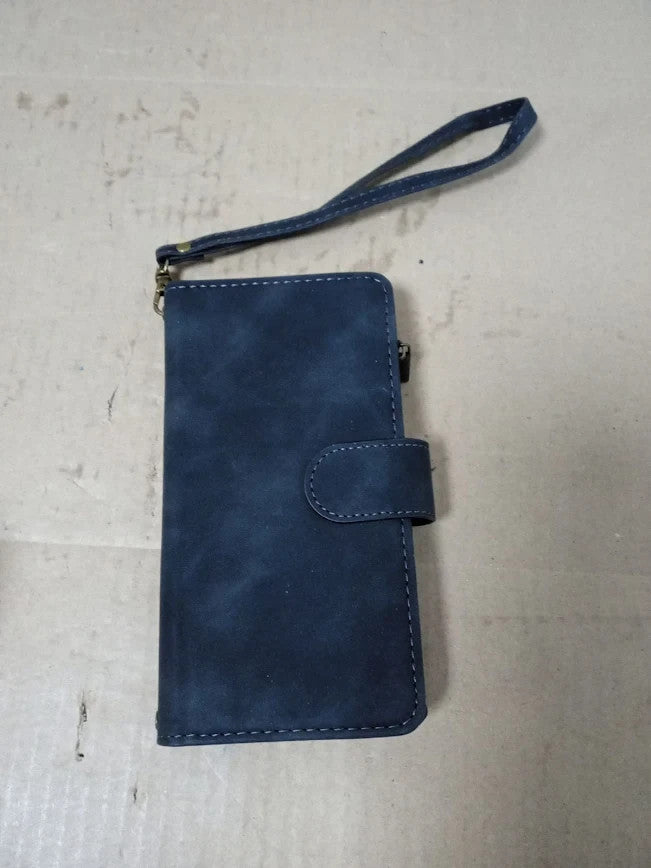 QLTYPRI Case Samsung Galaxy S10 Large Capacity Leather Wallet Case 6 Card Holder