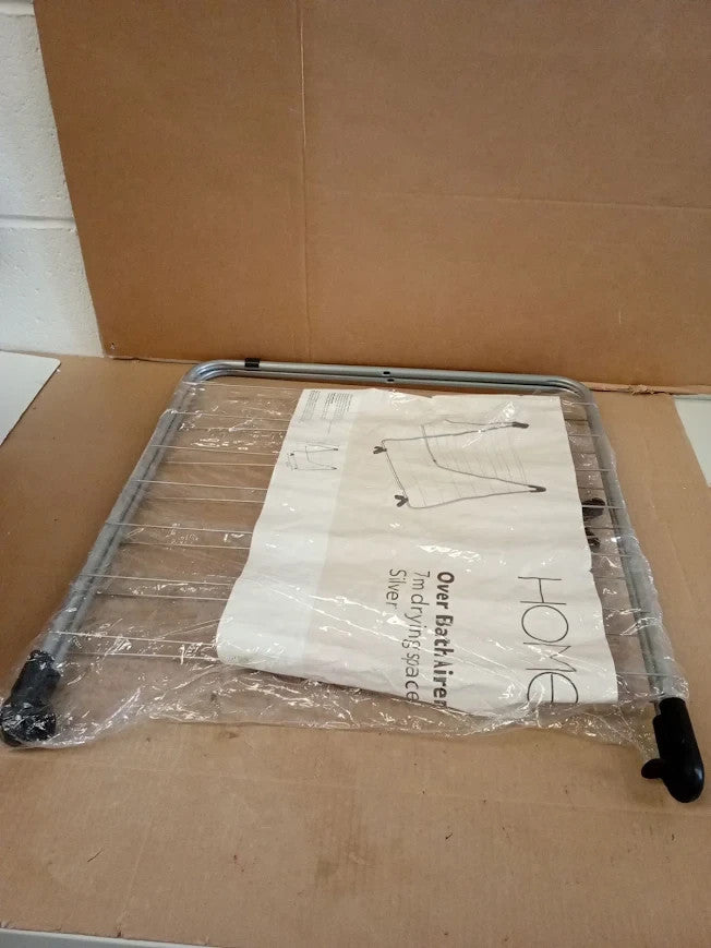 Argos Home 7m Over Bath Clothes Airer 58x52cm Drying Capacity 7kg