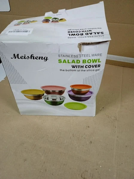 Mixing Bowl Set Dveda 5pcs Stainless Steel Nesting Mixing Bowls Set Salad New