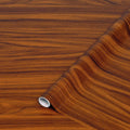 DC Fix vinyl Wrap Gold Walnut Wood Effect 45cmx2m Sticky Back Plastic Roll New