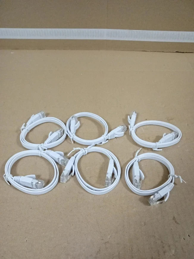 6x RJ45 Ethernet Network Patch Cables LAN Internet Router Broadband Leads New