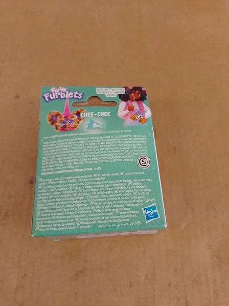 Furby Furblets Chee Chee Mini Plush Toy Cheetah Print Speaks Furbish 6+ New