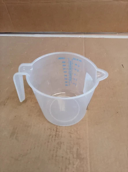 Chef Aid 1L Plastic Jug Transparent Liquid Measuring 5.12x2.99x4.72in New