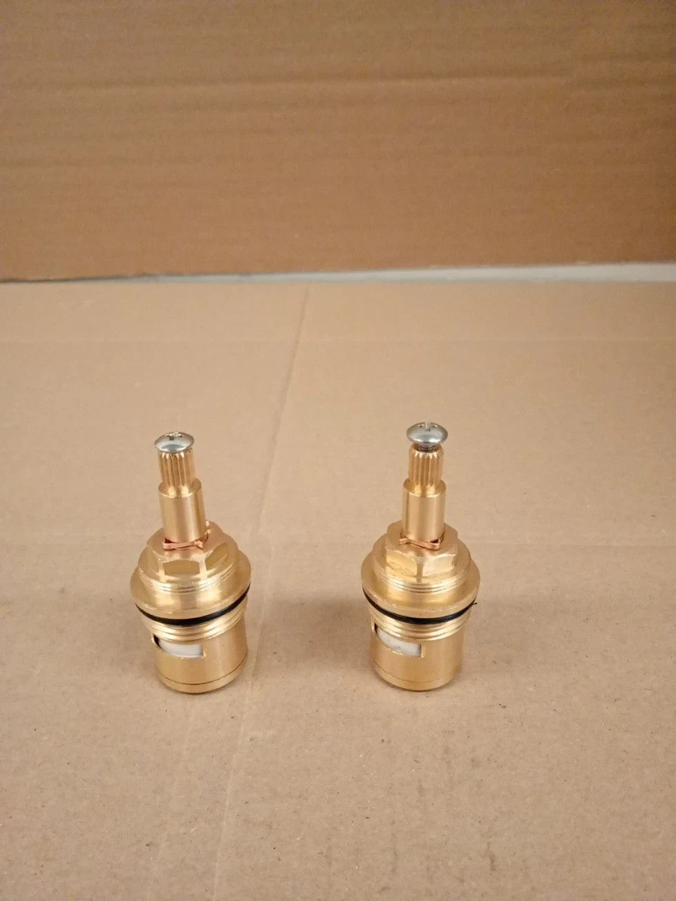 2 Pices 3/4" Bath Tap Cartridges Quarter Turn Valve Replacement Shower New