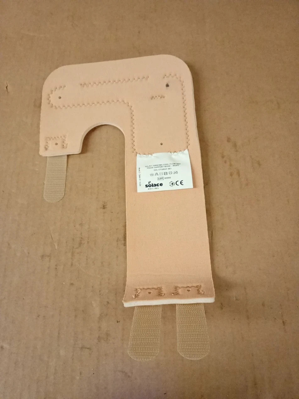 Solace Bracing Cool Flow Max Thumb Support Advanced Right Hand One Size New