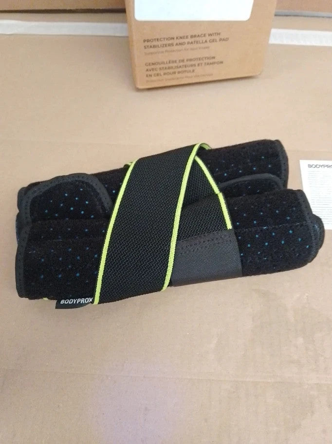 Bodyprox Knee Brace Side Stabilizers Patella Gel Pads Support XS New