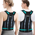 Back Support Brace Posture Corrector Adjustable Shoulder Lumbar Belt Small New
