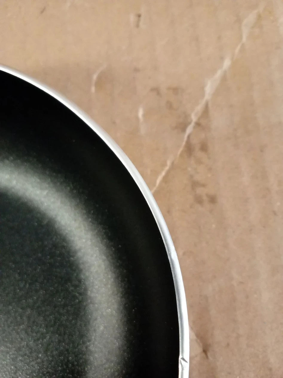 Chef Aid Mini Aluminium Non Stick Coated Frying Pan Measures 14cm Wide Black