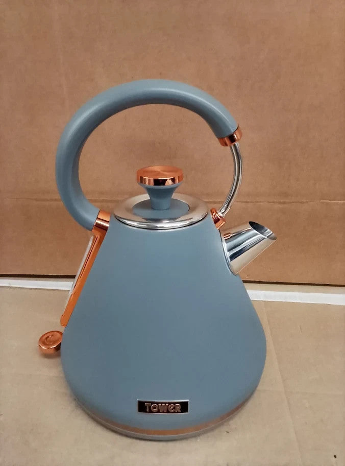 Tower T10044rgg Cavaletto Pyramid Kettle Fast Boil Detachable Filter 1.7 New